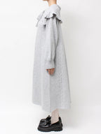 merry jenny｜Cape Ribbon Knit Dress