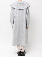merry jenny｜Cape Ribbon Knit Dress