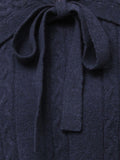 merry jenny｜Cape Ribbon Knit Dress