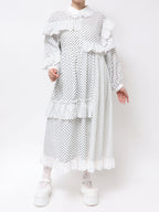 merry jenny｜Frill Dot Decoration Dress
