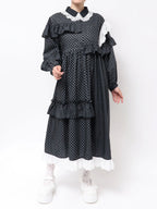 merry jenny｜Frill Dot Decoration Dress