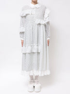 merry jenny｜Frill Dot Decoration Dress