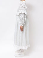 merry jenny｜Frill Dot Decoration Dress
