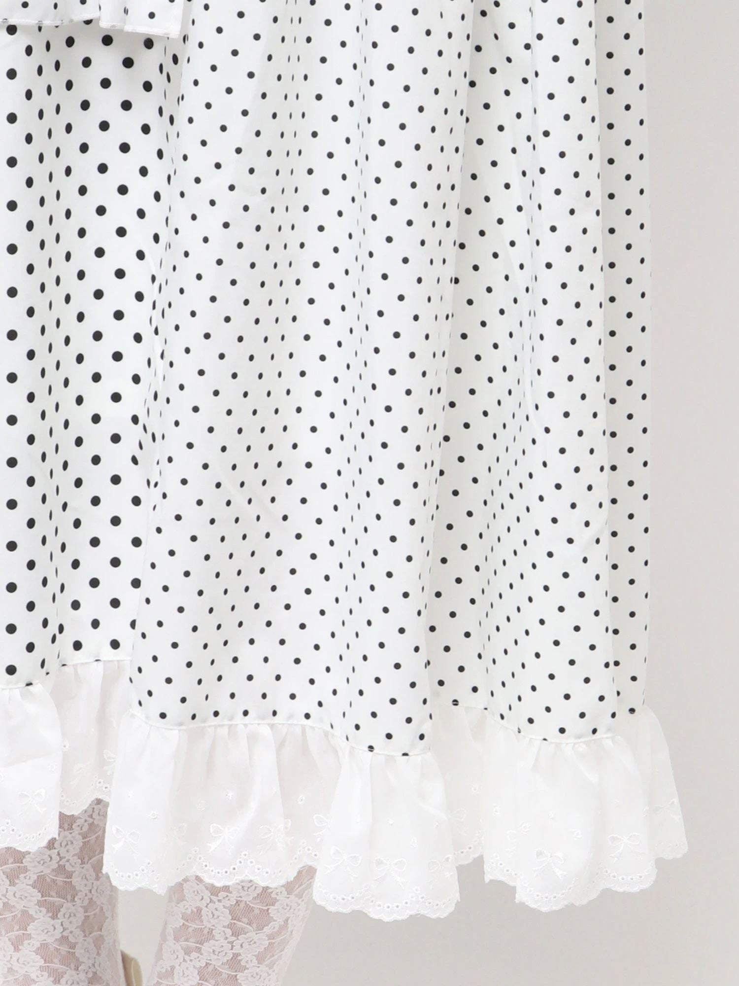 merry jenny｜Frill Dot Decoration Dress