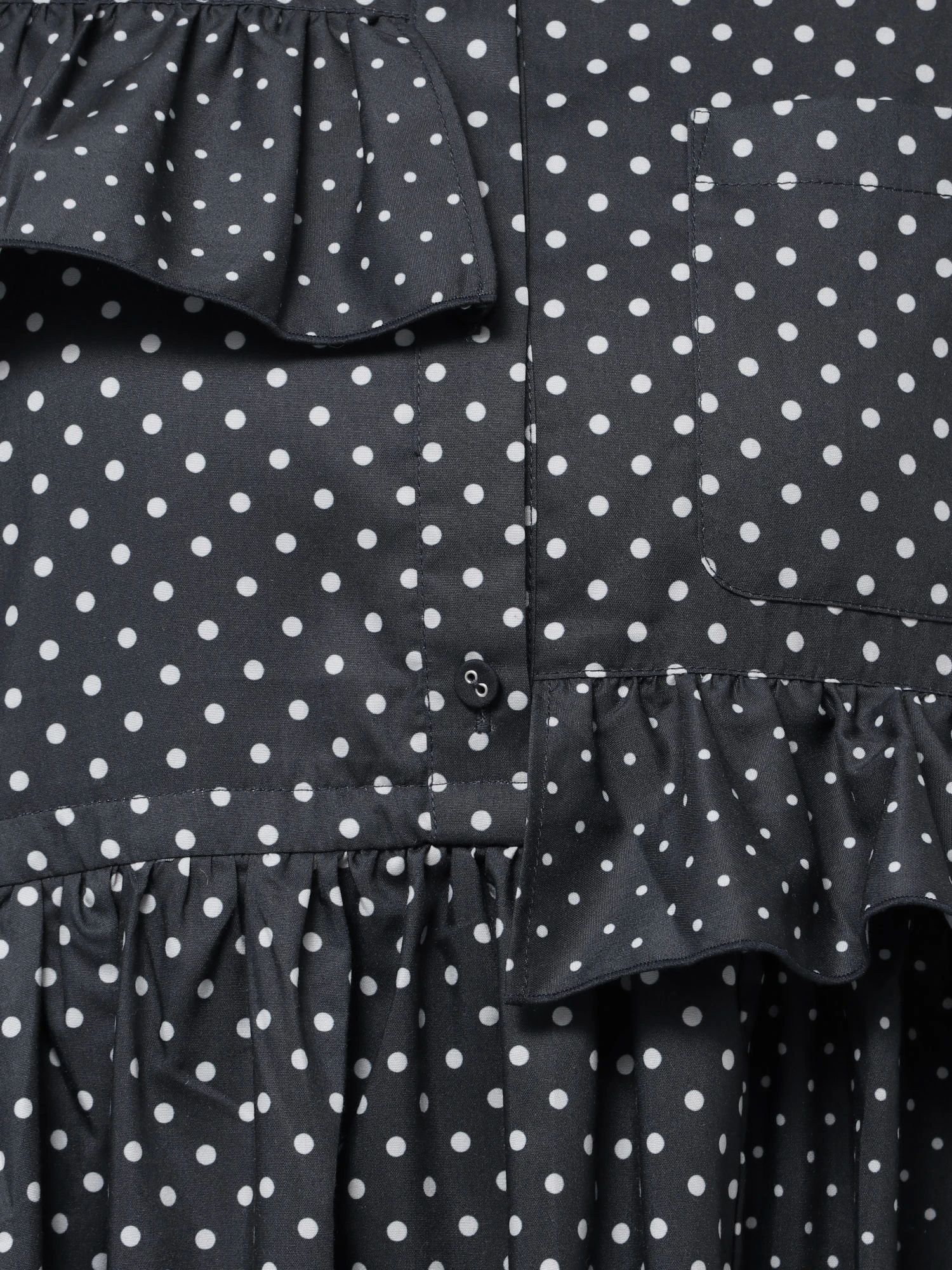 merry jenny｜Frill Dot Decoration Dress