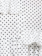 merry jenny｜Frill Dot Decoration Dress