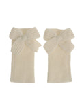 merry jenny｜Ribbon Ribbon Knit Gloves