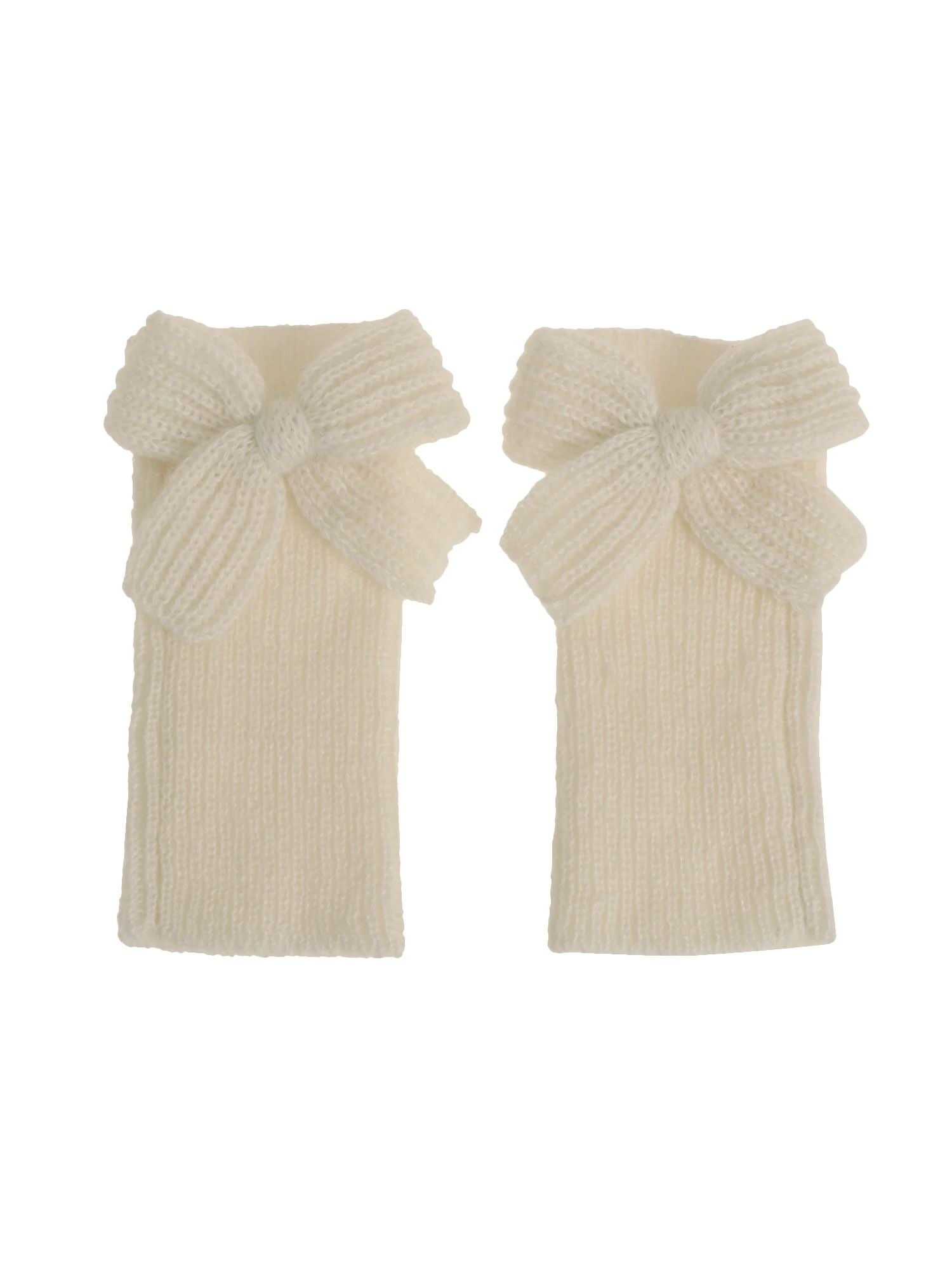 merry jenny｜Ribbon Ribbon Knit Gloves