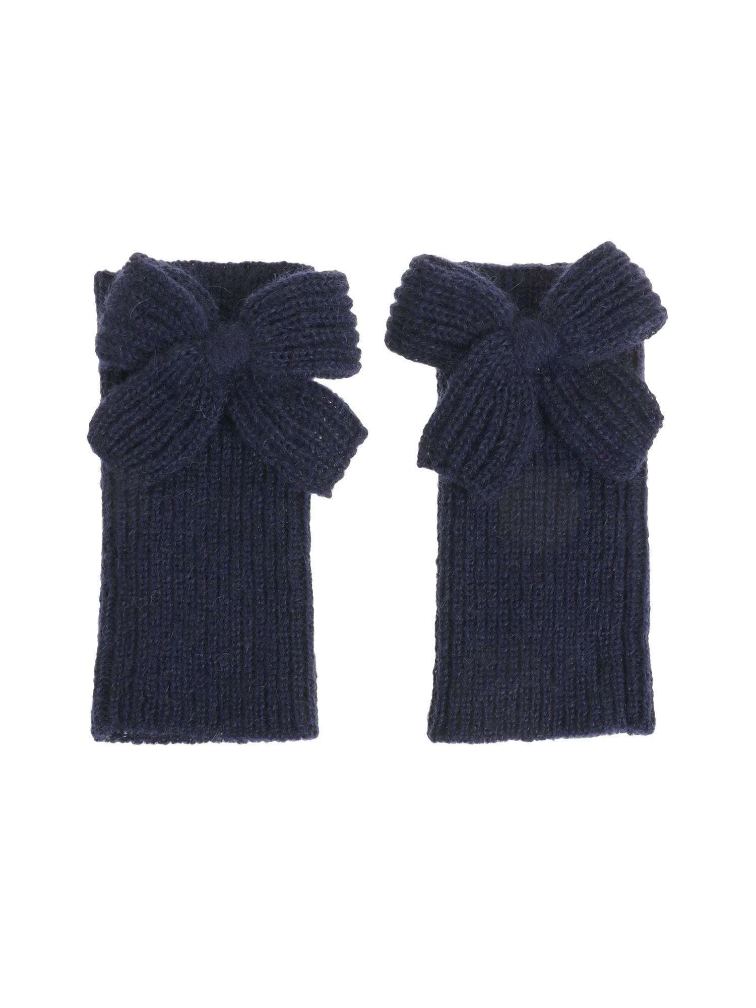 merry jenny｜Ribbon Ribbon Knit Gloves