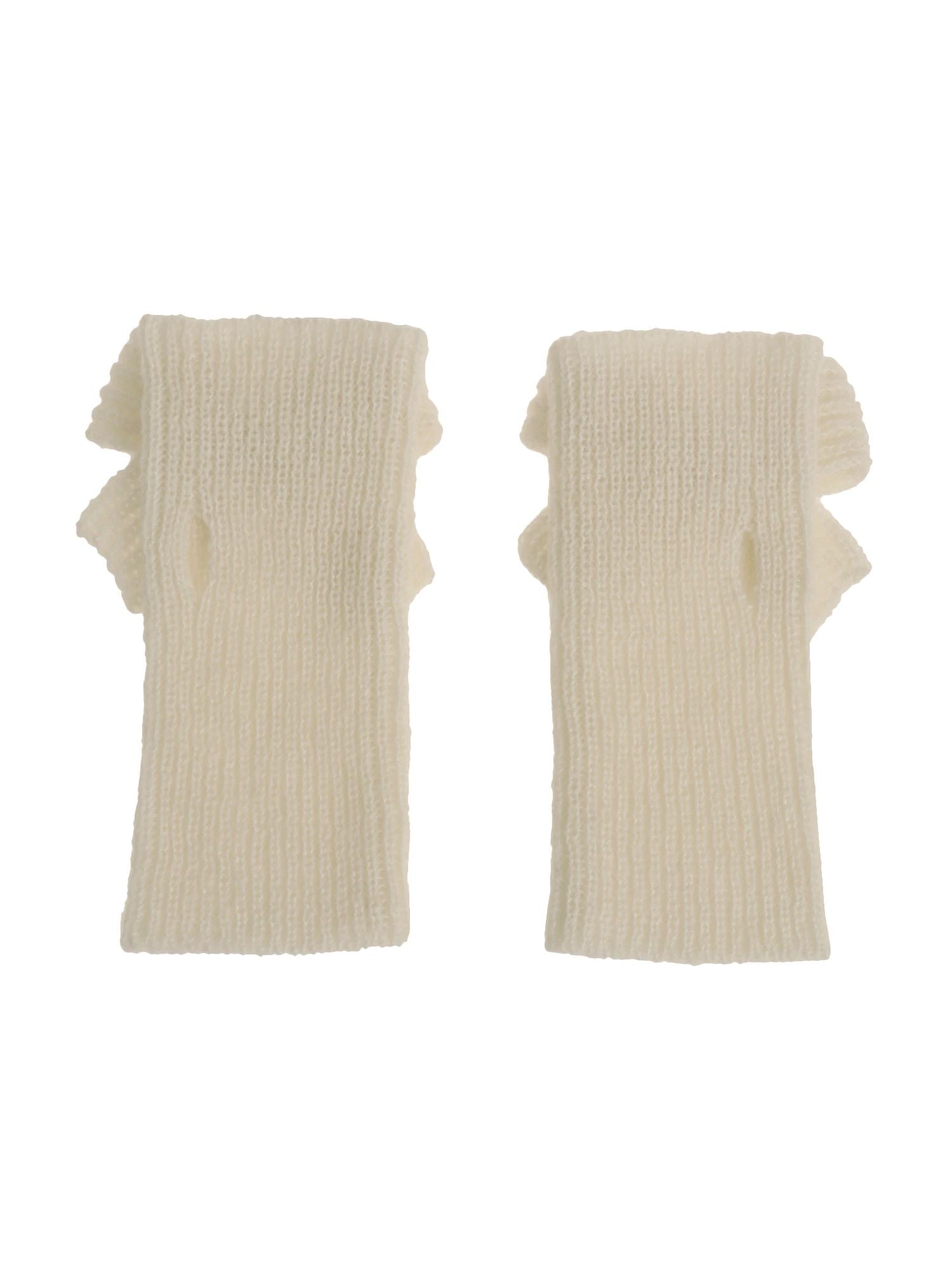 merry jenny｜Ribbon Ribbon Knit Gloves
