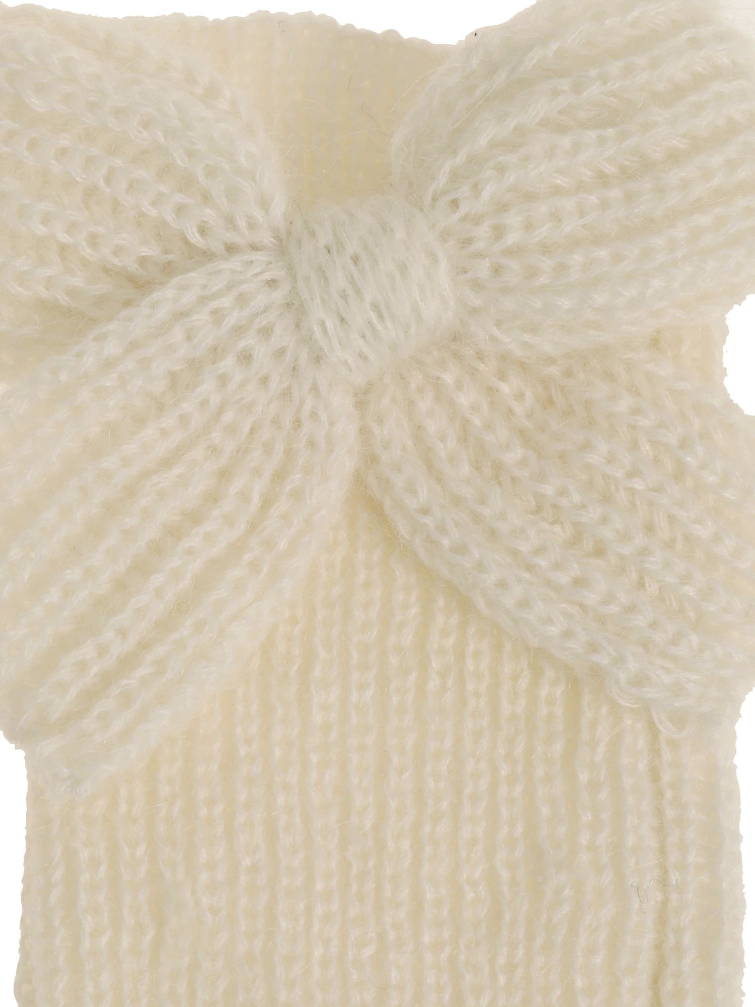 merry jenny｜Ribbon Ribbon Knit Gloves