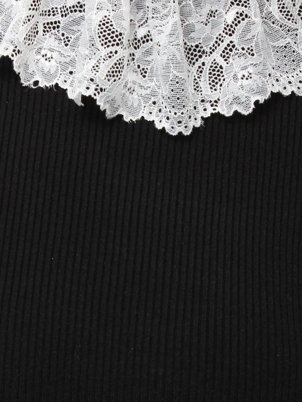 merry jenny｜Lace Rib Knit