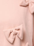 merry jenny｜Pom-pom ribbon sweatshirt