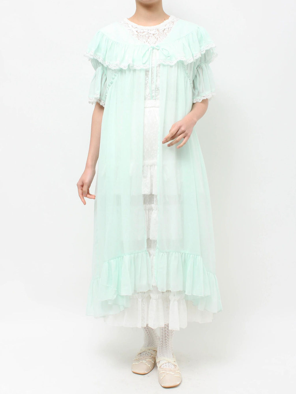 merry jenny｜Sheer Long Gown