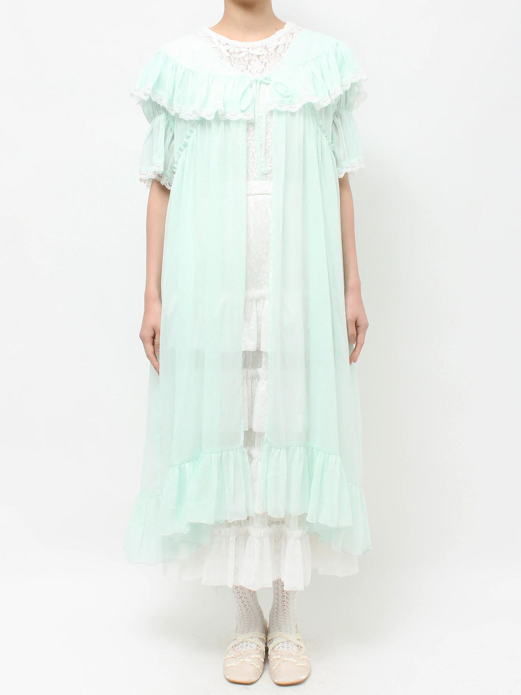 merry jenny｜Sheer Long Gown