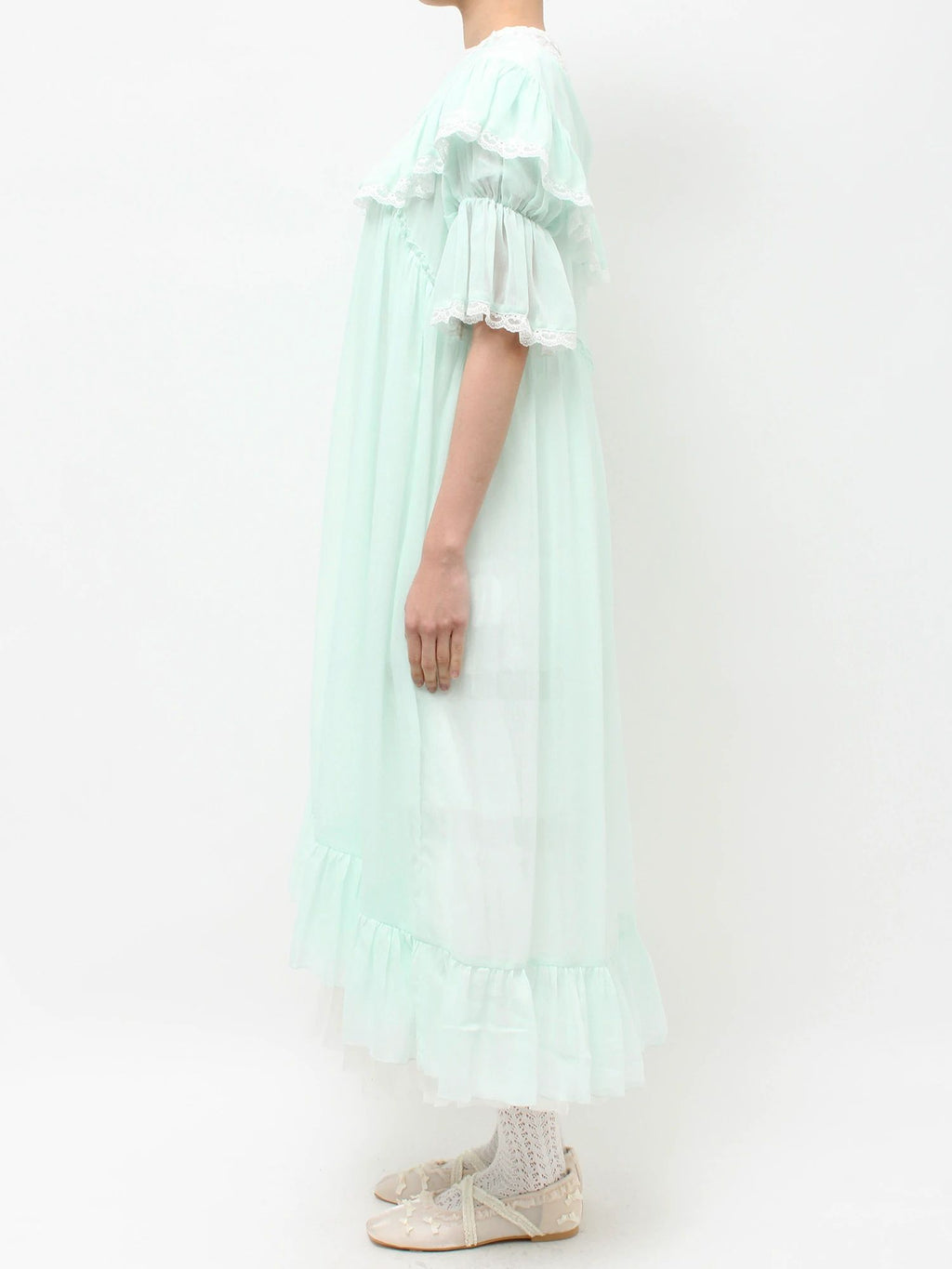 merry jenny｜Sheer Long Gown