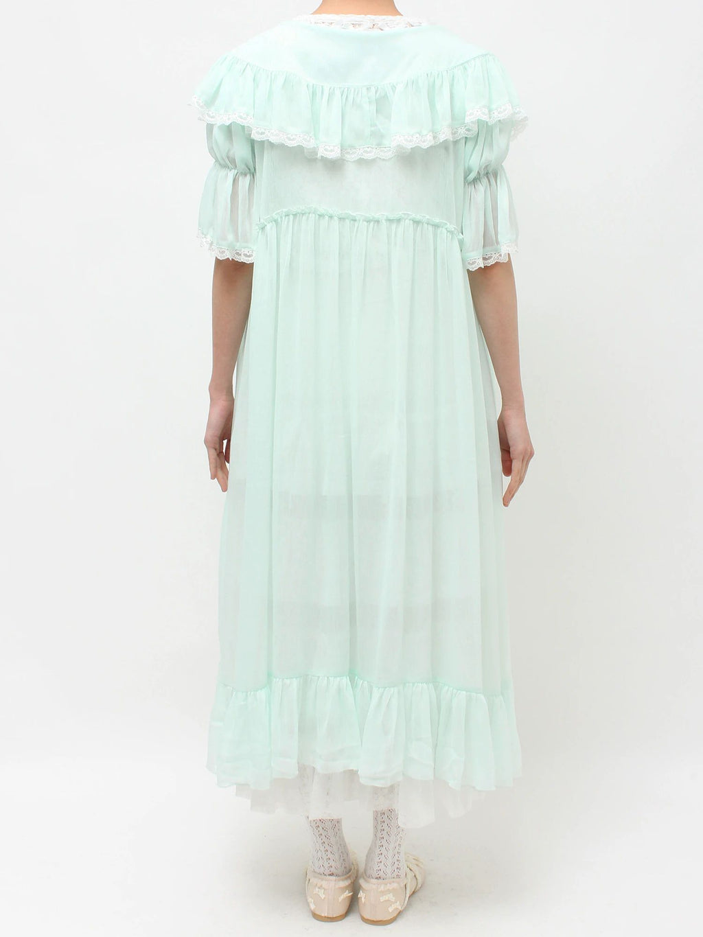 merry jenny｜Sheer Long Gown