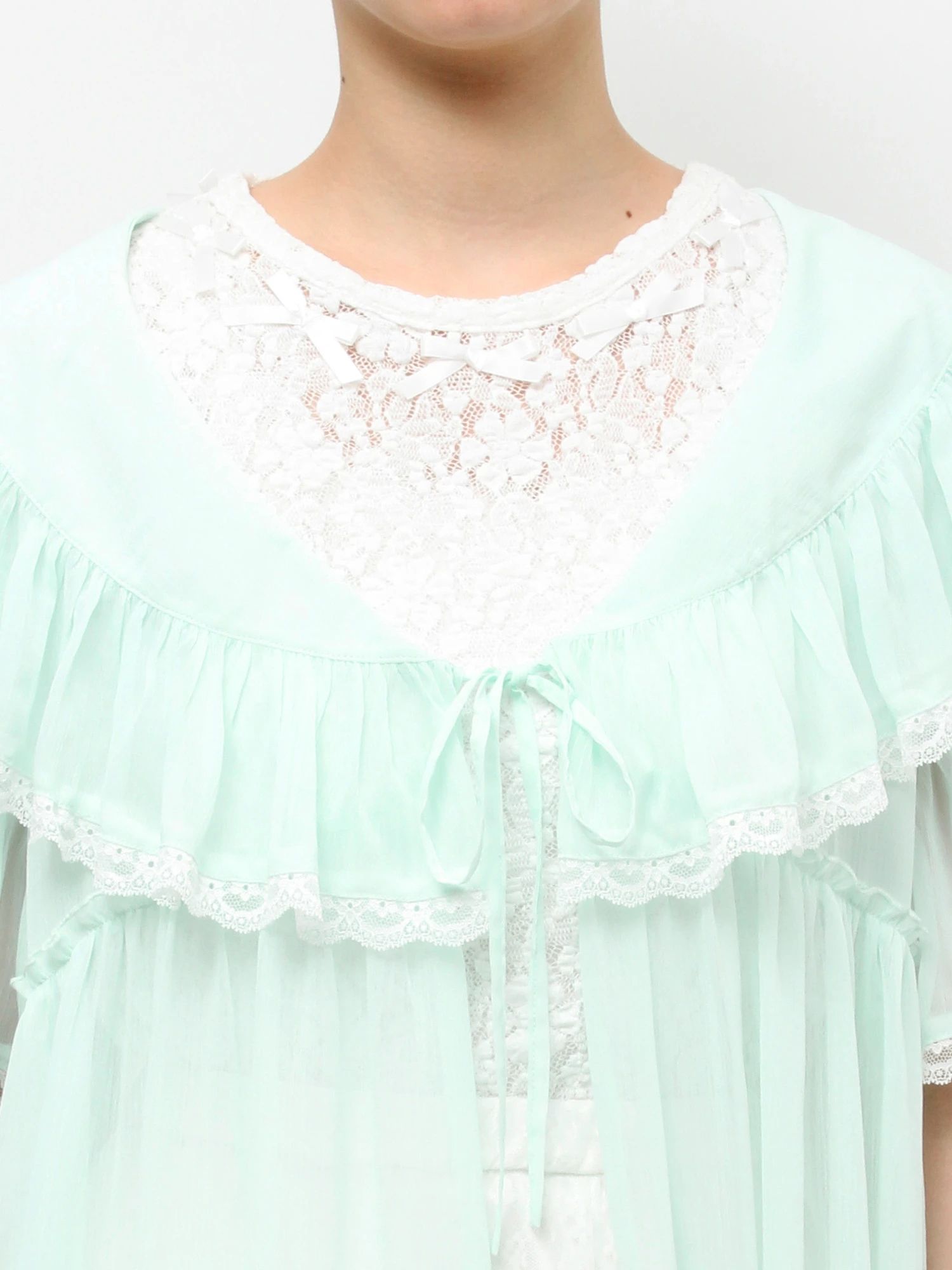 merry jenny｜Sheer Long Gown
