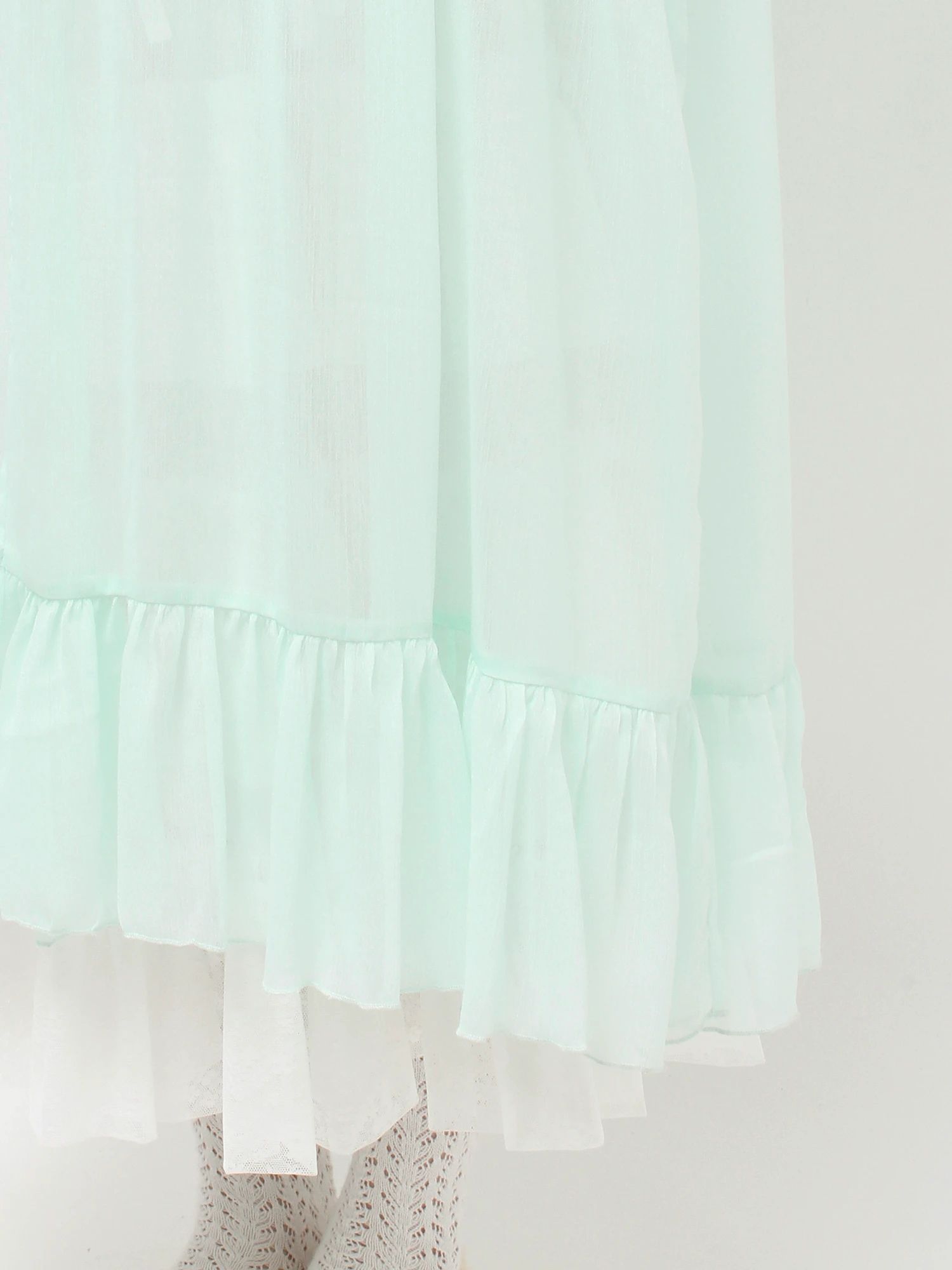 merry jenny｜Sheer Long Gown