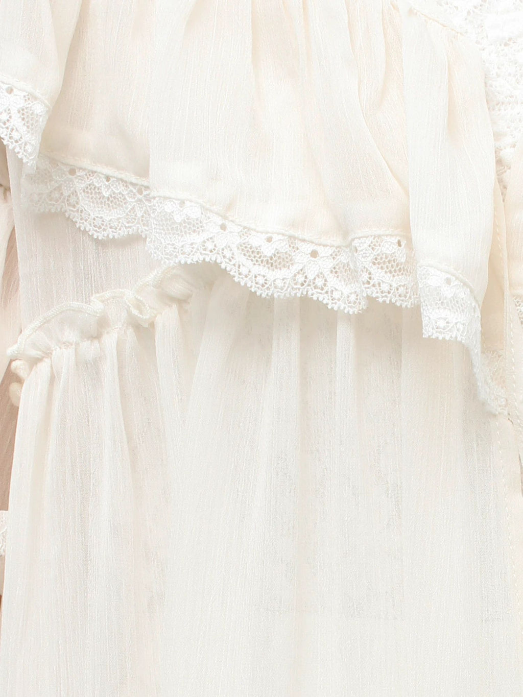 merry jenny｜Sheer Long Gown