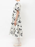 merry jenny｜Lace-Collar Shirt Dress