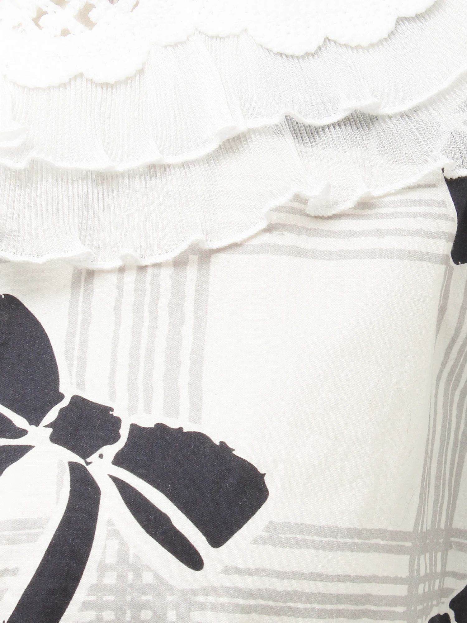 merry jenny｜Lace-Collar Shirt Dress