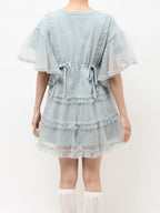 merry jenny｜Tutu Tulle Frill Mini Dress