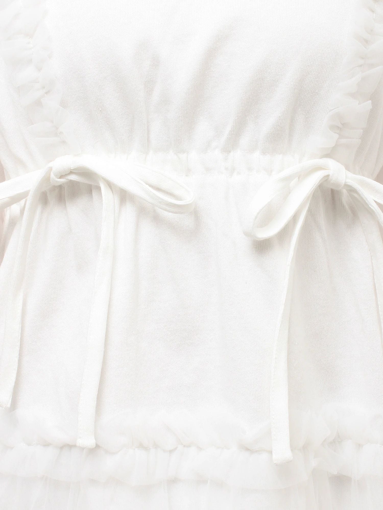 merry jenny｜Tutu Tulle Frill Mini Dress