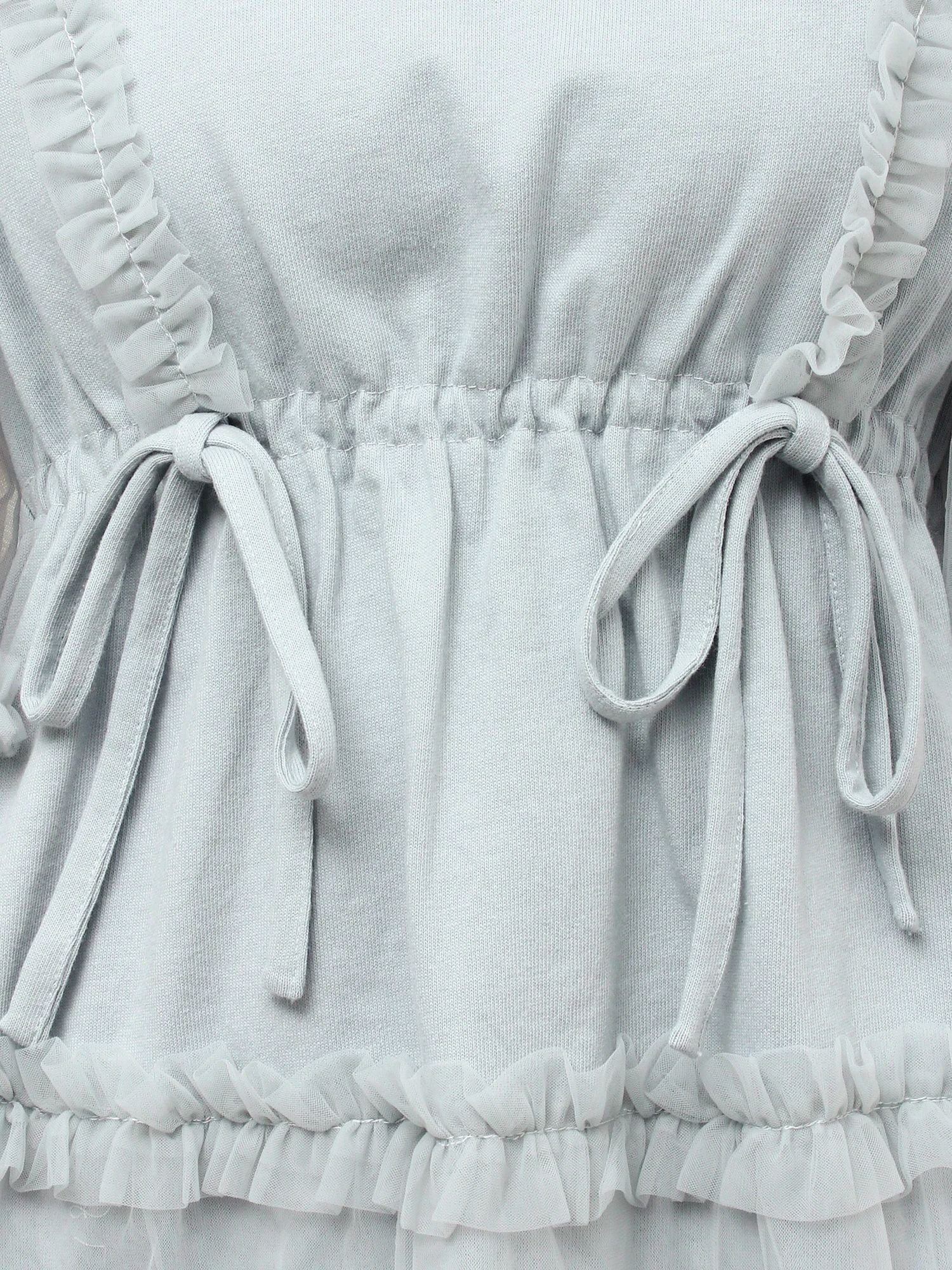 merry jenny｜Tutu Tulle Frill Mini Dress