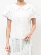 merry jenny｜Chiffon Blouse