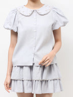 merry jenny｜Chiffon Blouse