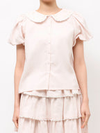 merry jenny｜Chiffon Blouse