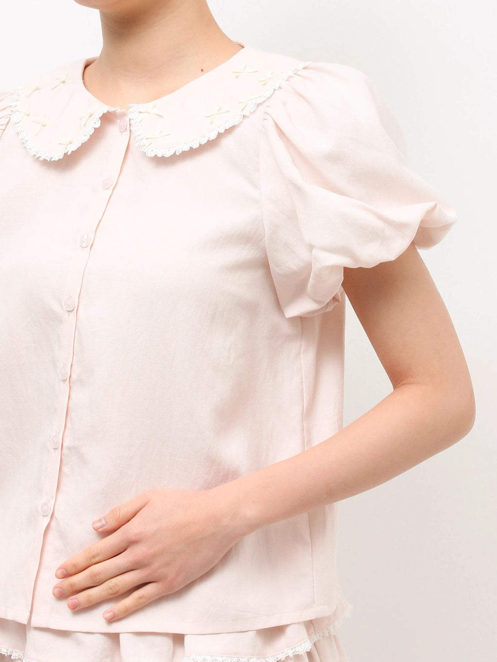 merry jenny｜Chiffon Blouse