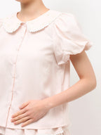 merry jenny｜Chiffon Blouse