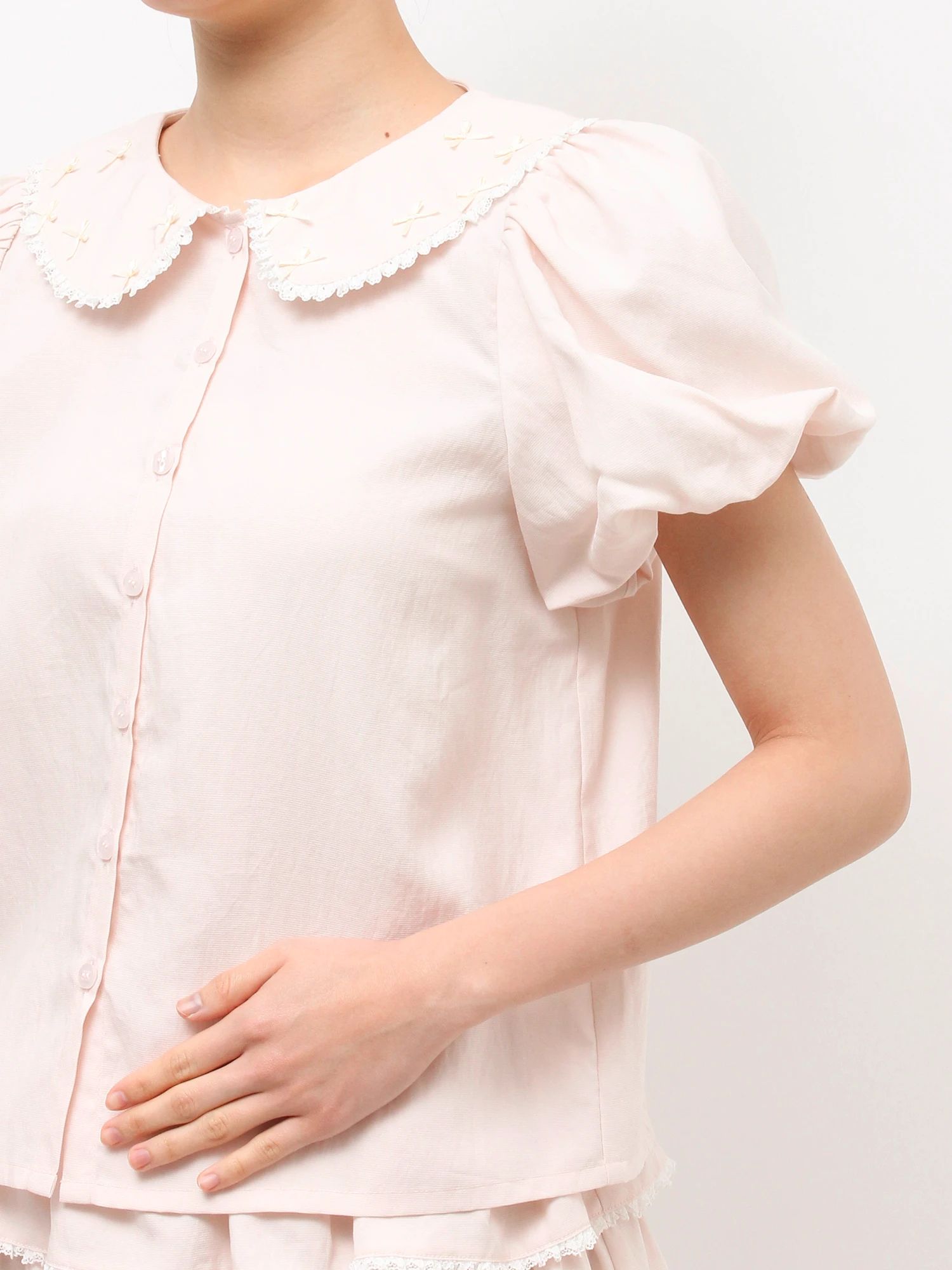 merry jenny｜Chiffon Blouse