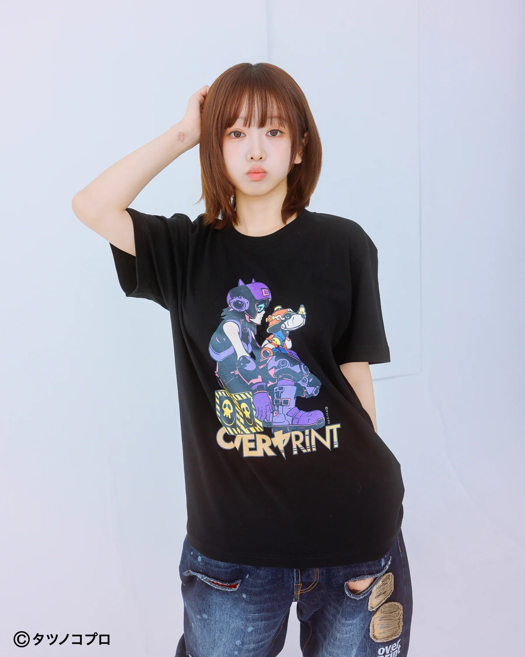 Over Print -Yatterman Tee_ヤッターワンとトンズラー - 2 Colors