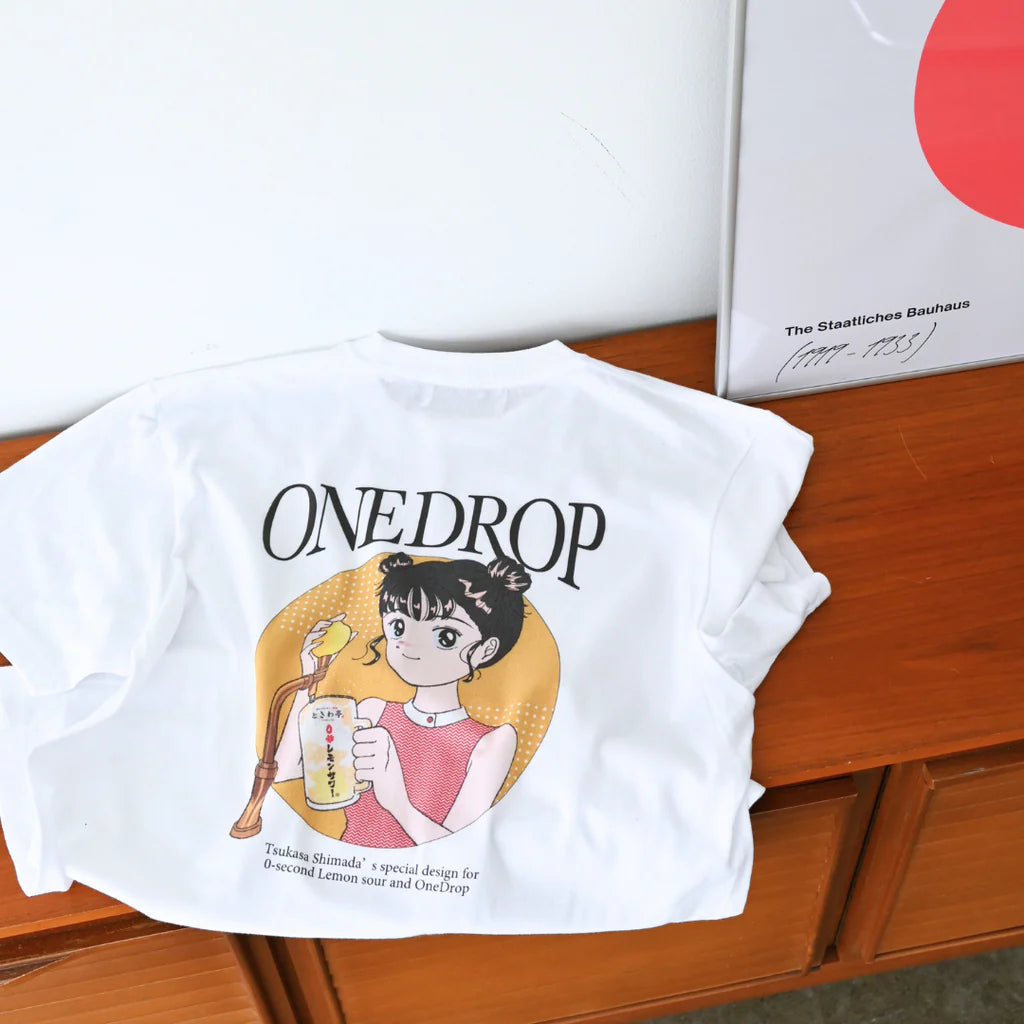 One Drop - Tsukasa Shimada 0-Second Lemon Sour Collaboration T-shirt