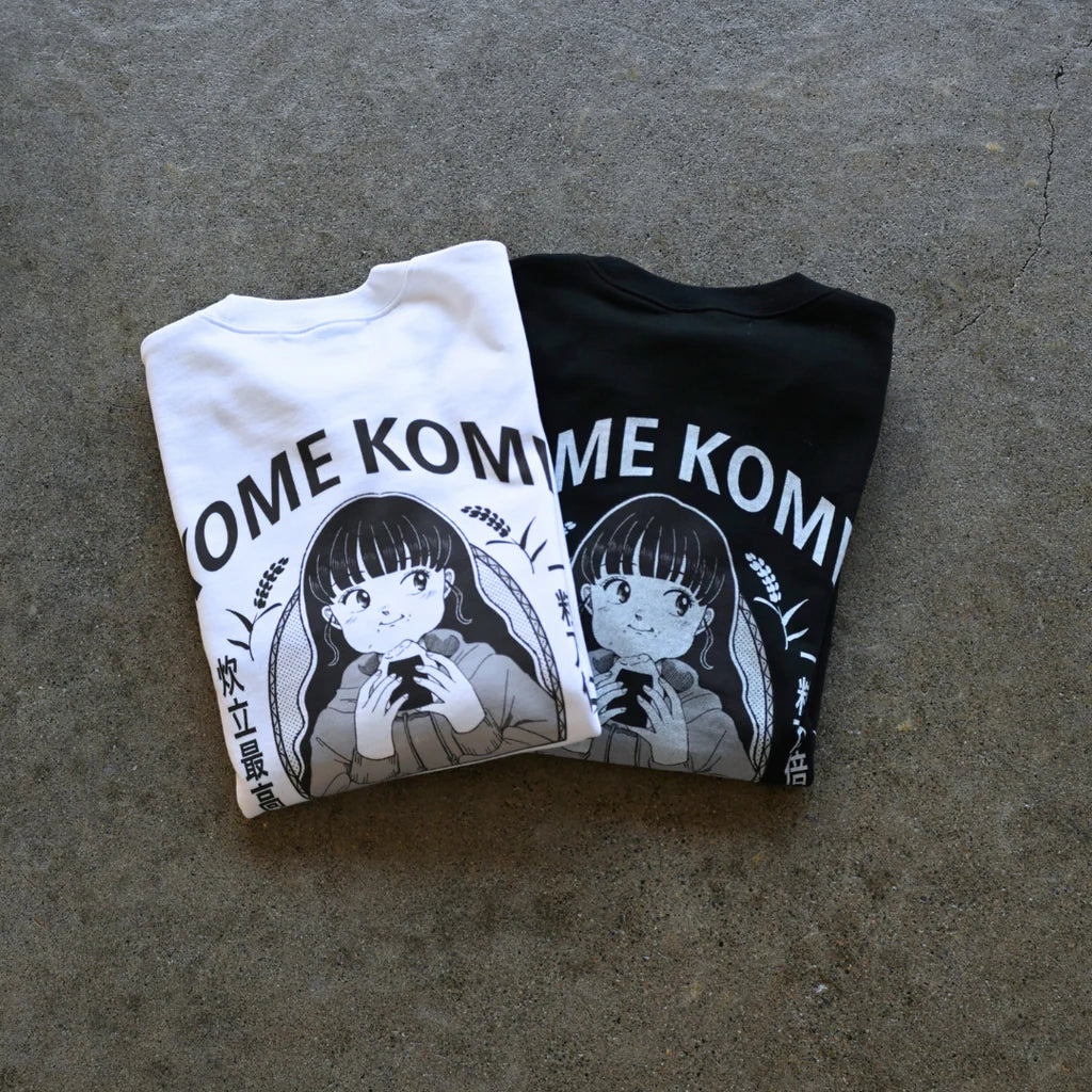 One Drop - Tsukasa Shimada "White Rice Club" Crewneck Sweatshirt - 2 Colors