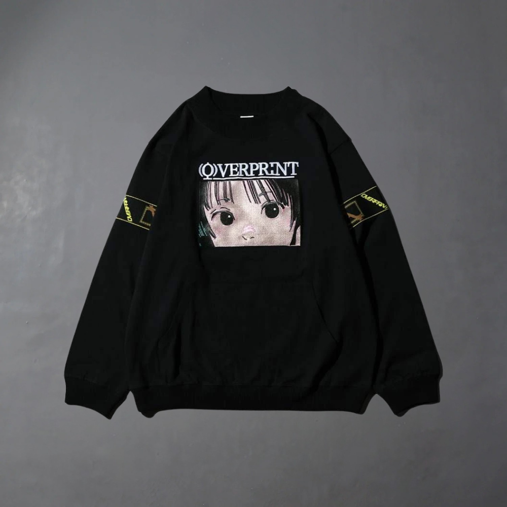 Over Print - EYES sweat like LS Tee - 3 Colors