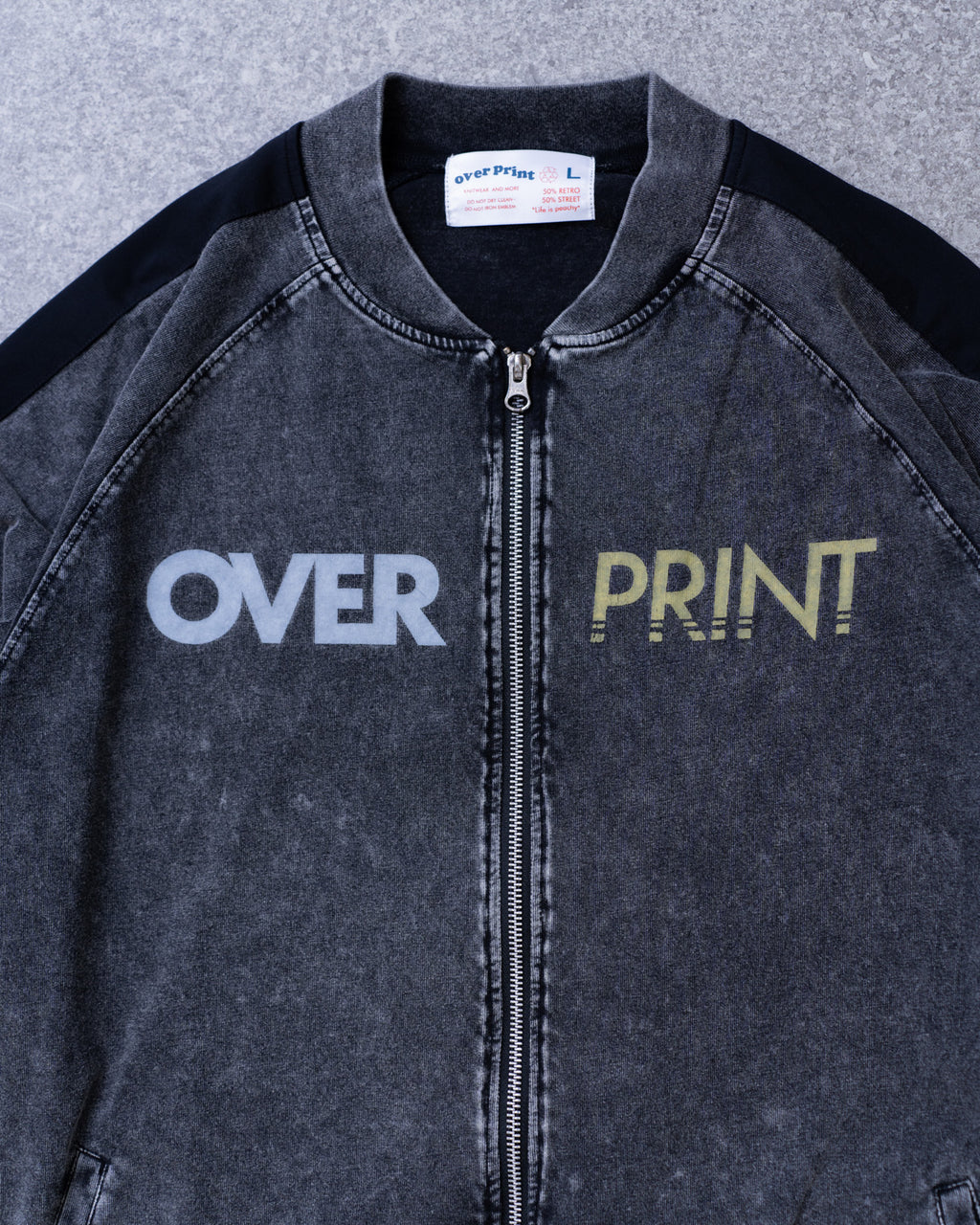 Over Print - pigment POP ART cotton jacket Ver:11_yinhao_limited
