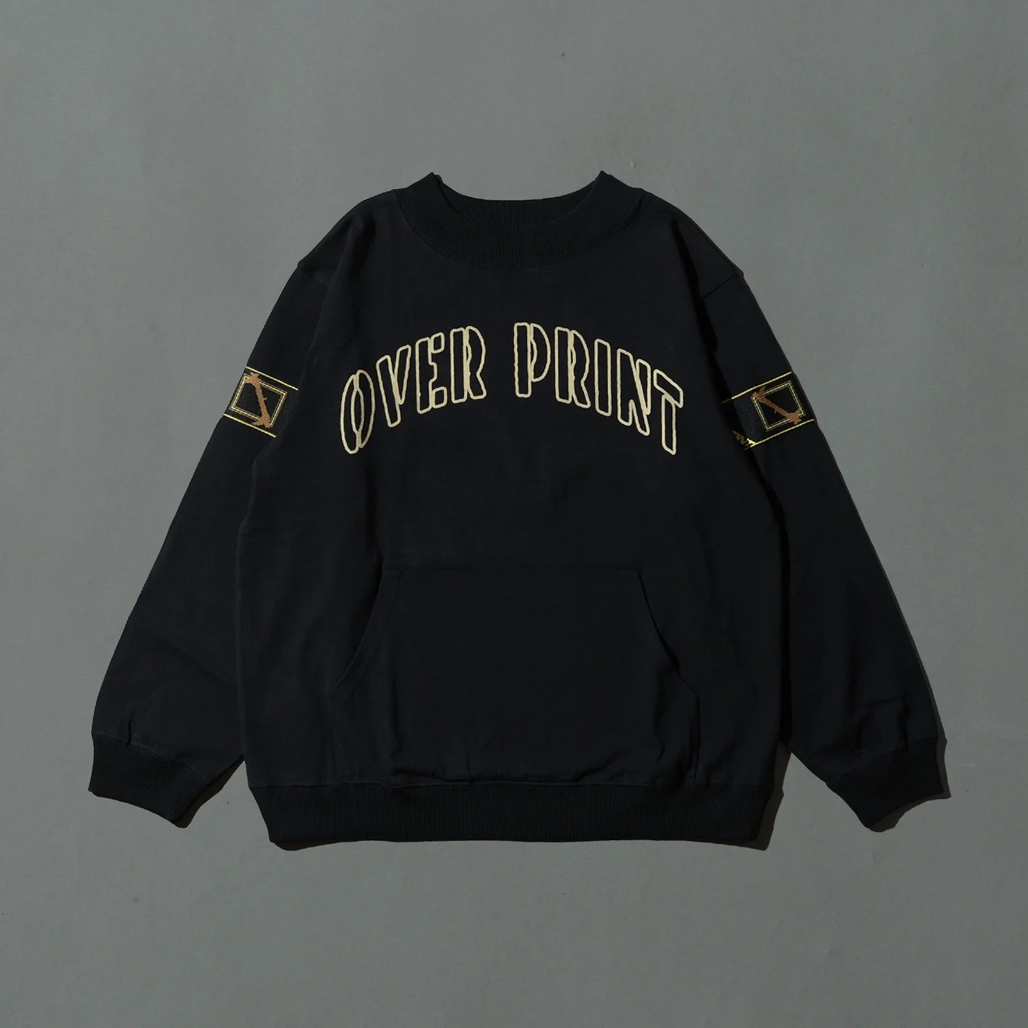 Over Print - College sweat like LS Tee - 3 colors