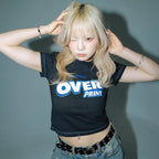 Over Print - Ledies Mini Tee  - 2 Colors