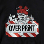 Over Print - EVERYDAY Zip Hoodie - Black