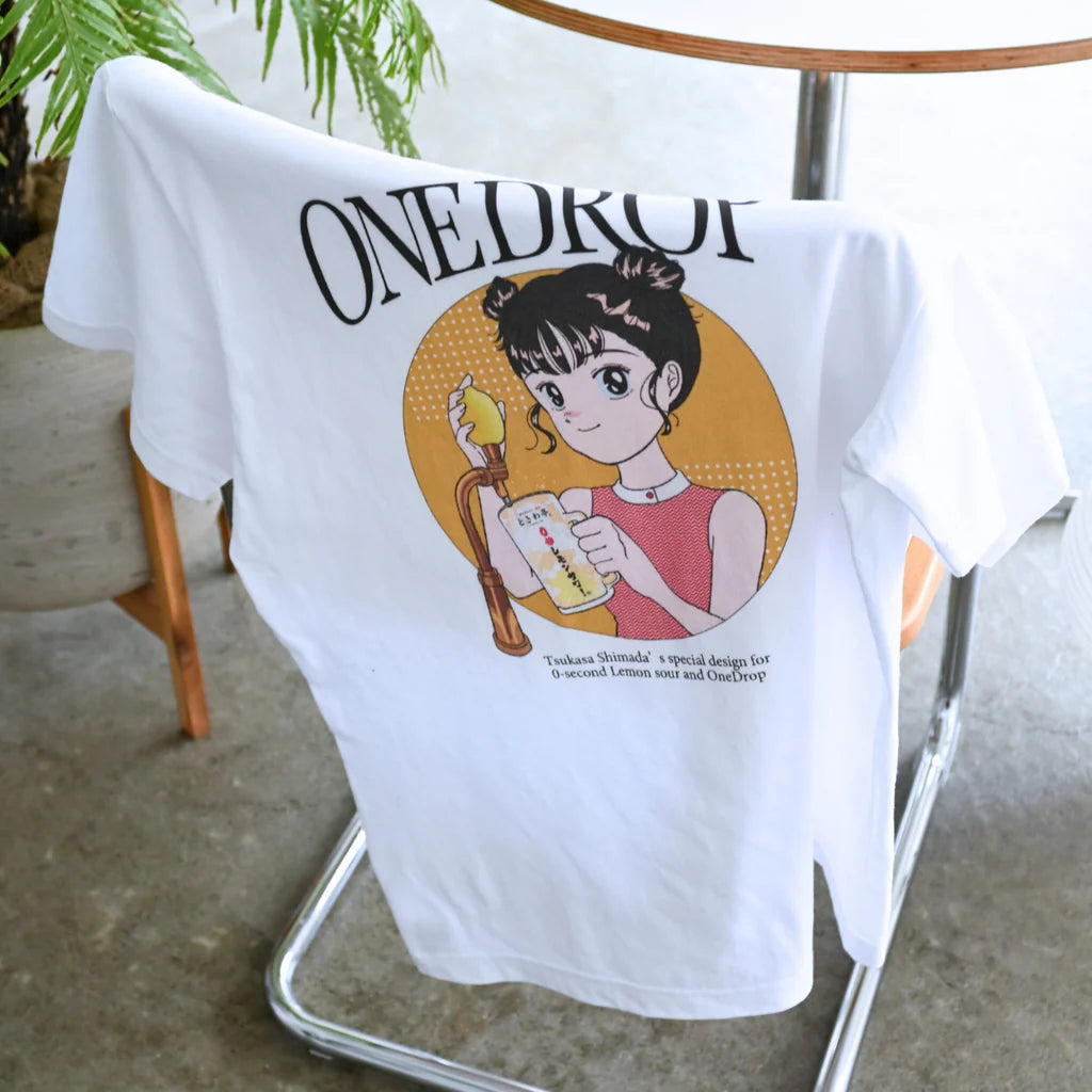 One Drop - Tsukasa Shimada 0-Second Lemon Sour Collaboration T-shirt