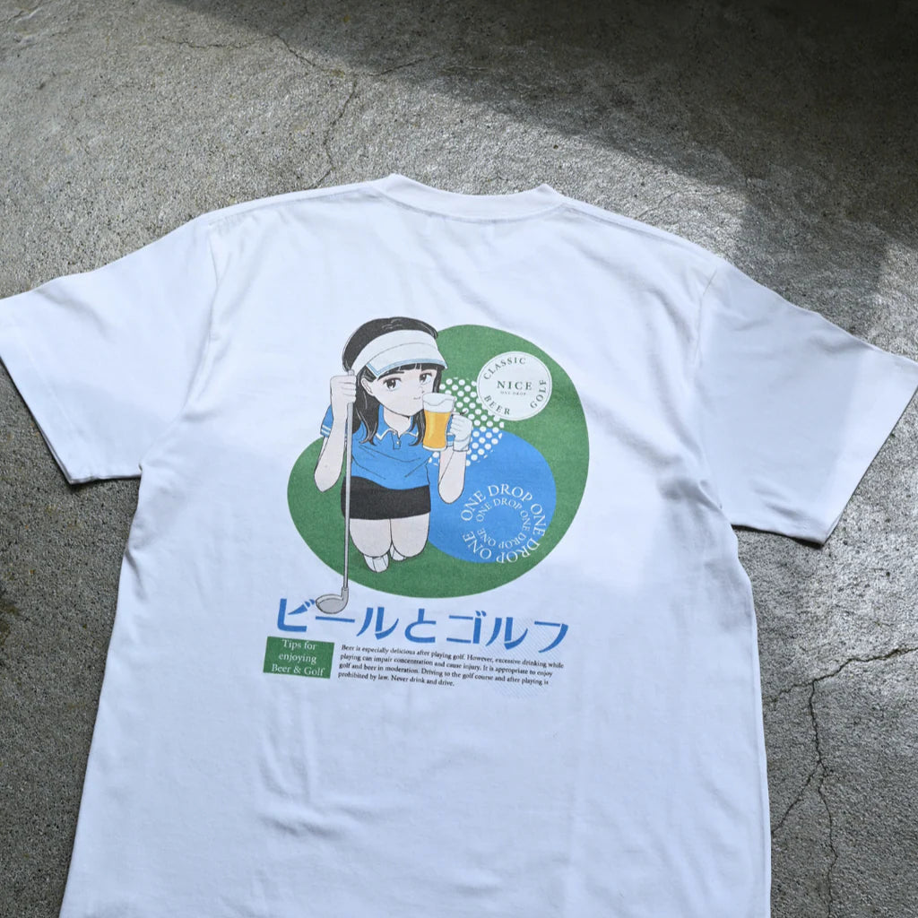 One Drop - Tsukasa Shimada Beer and Golf T-shirt