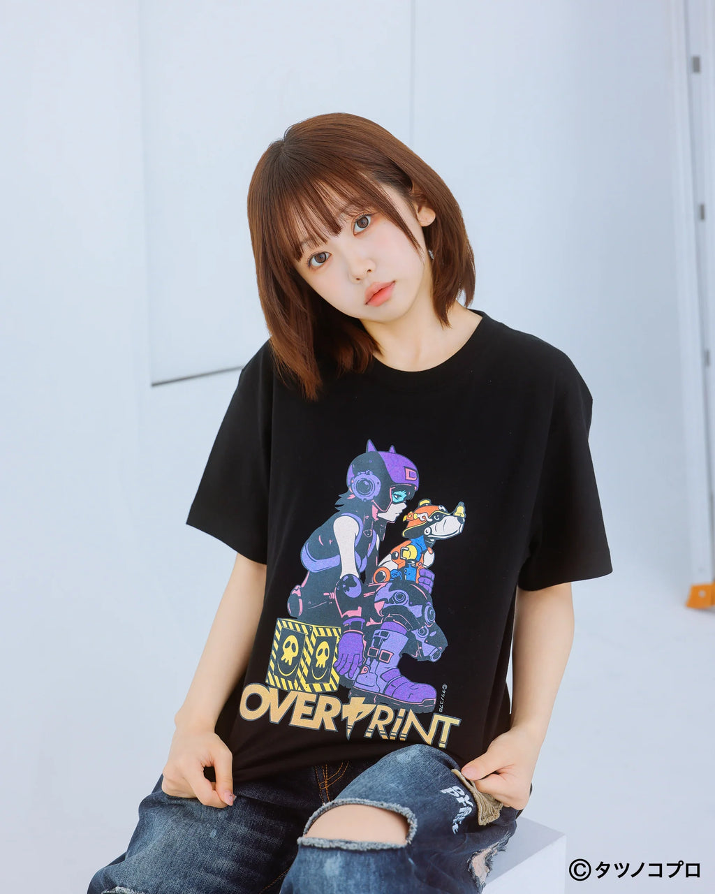 Over Print -Yatterman Tee_ヤッターワンとトンズラー - 2 Colors