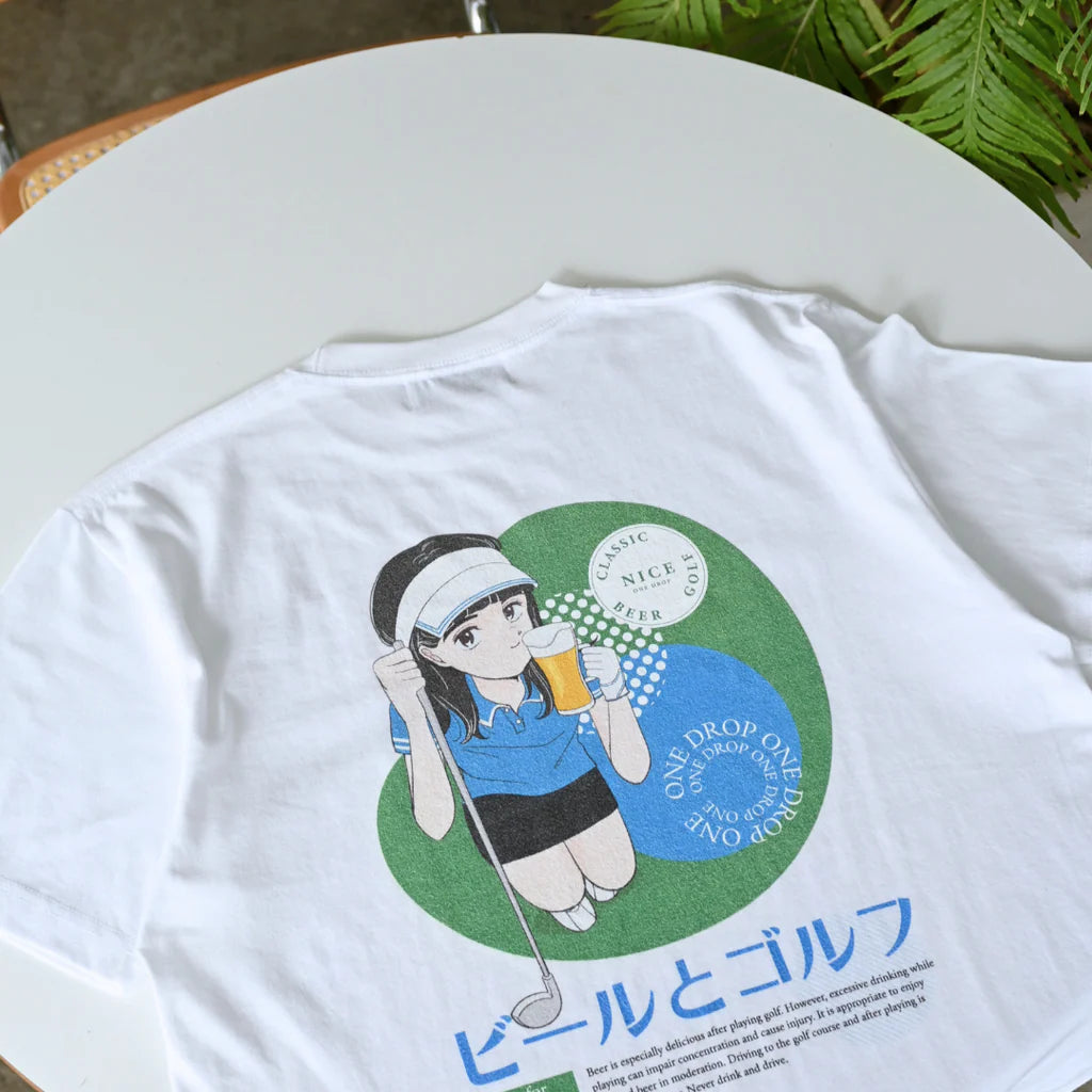 One Drop - Tsukasa Shimada Beer and Golf T-shirt