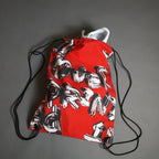 Over Print - chain logo drawstring bag