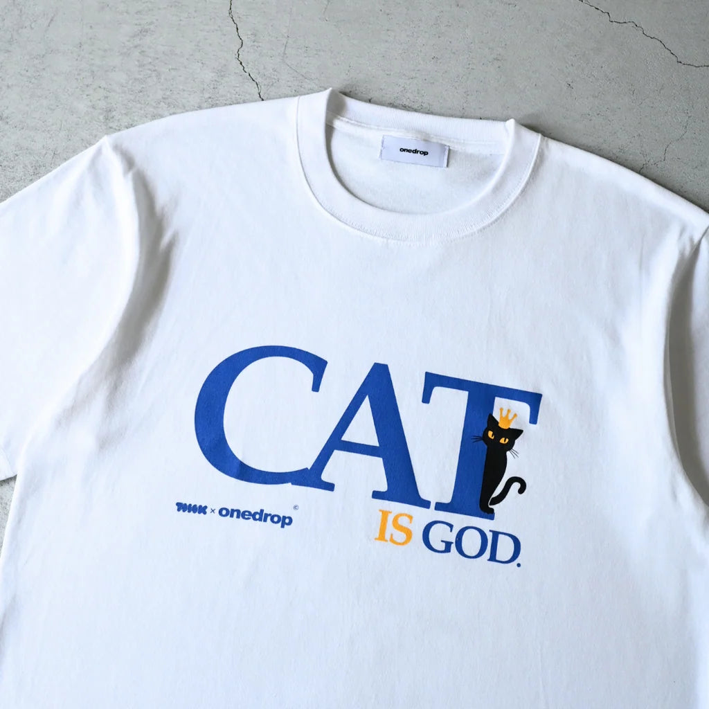 ともわか CAT IS GOD Tshirt