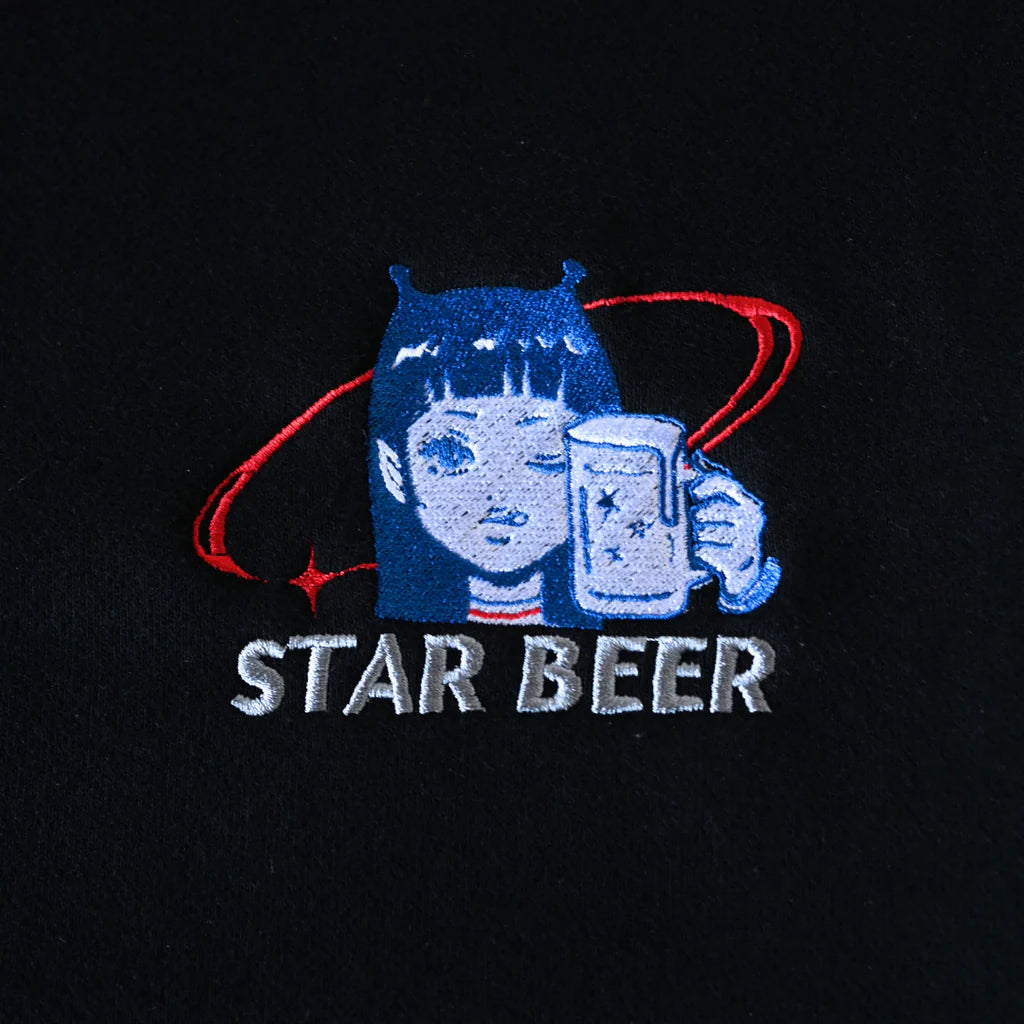 One Drop - onego STAR BEER Embroidered Sweatshirt- 2 Colors